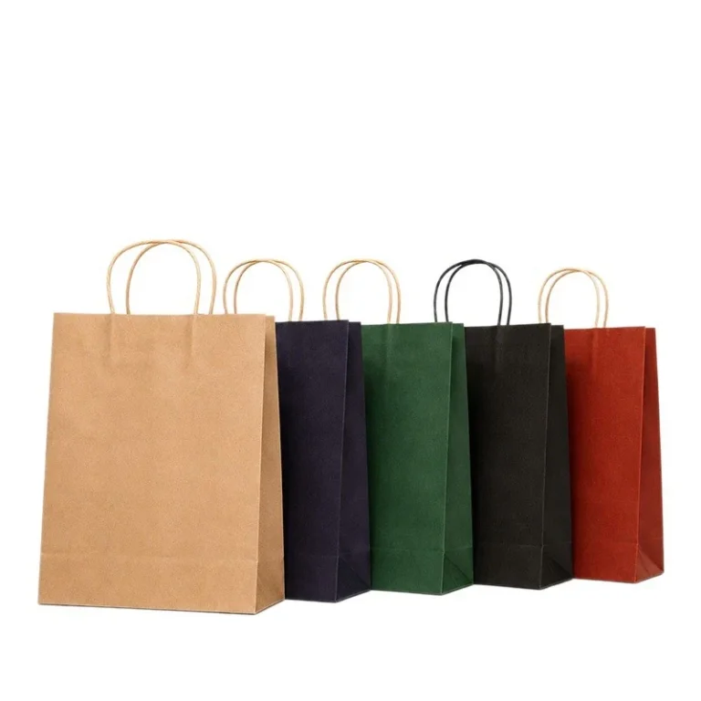 Assorted paper bags and tubes